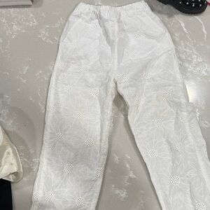 Never worn white dressy pants.